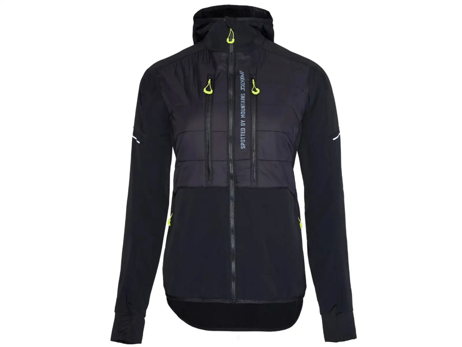 Silvini Asprino dámska skialpová bunda Black/Lime