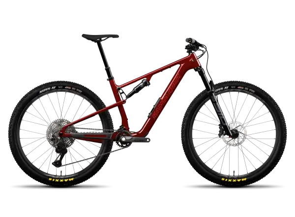 Santa Cruz Blur 5 CC 29 27 Deore horský bicykel Gloss Tart Cherry
