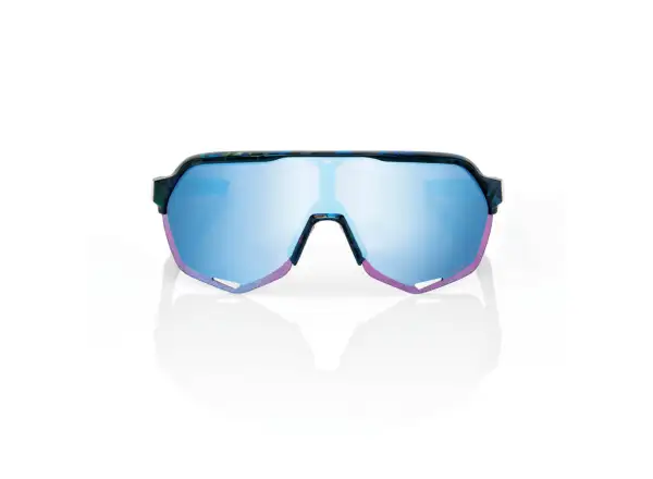 100% S2 HiPER cyklistické okuliare Black Holographic/Blue Multilayer Mirror Lens