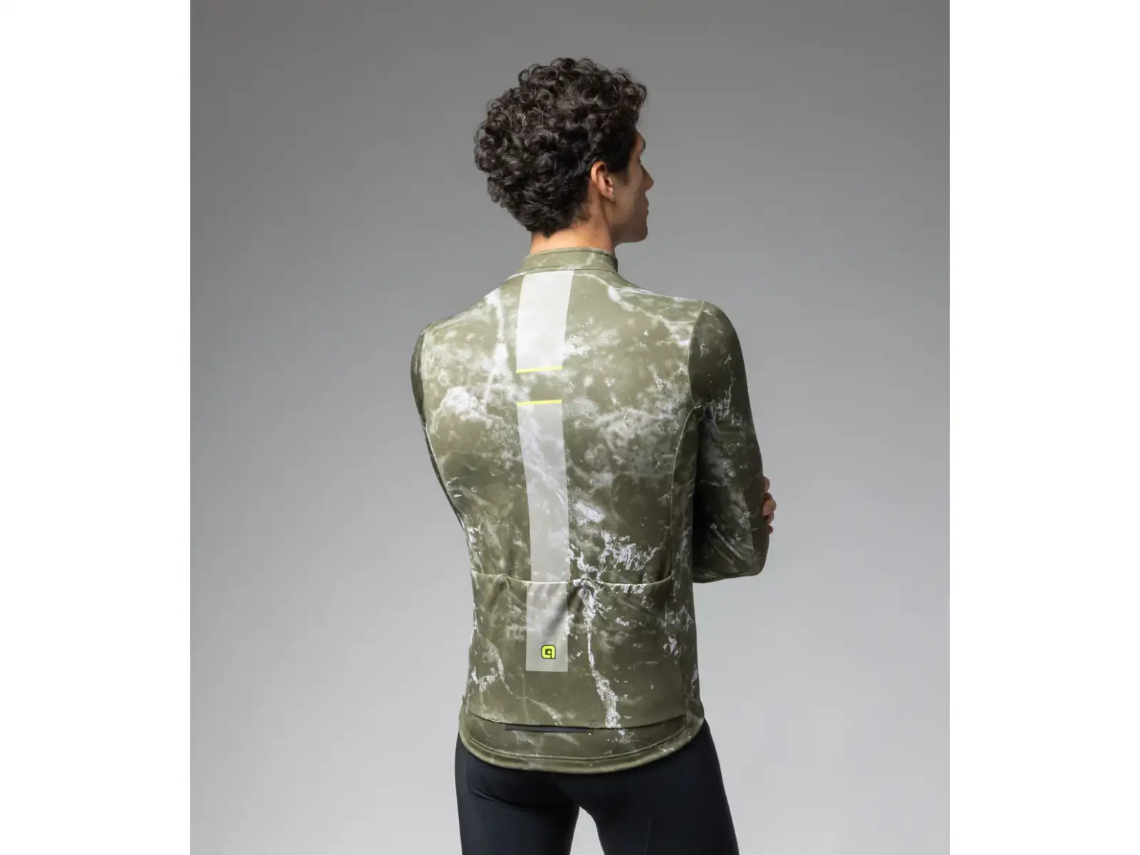 Alé Pragma Space pánsky dres dlhý rukáv Army Green