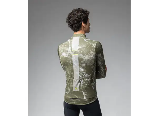 Alé Pragma Space pánsky dres dlhý rukáv Army Green