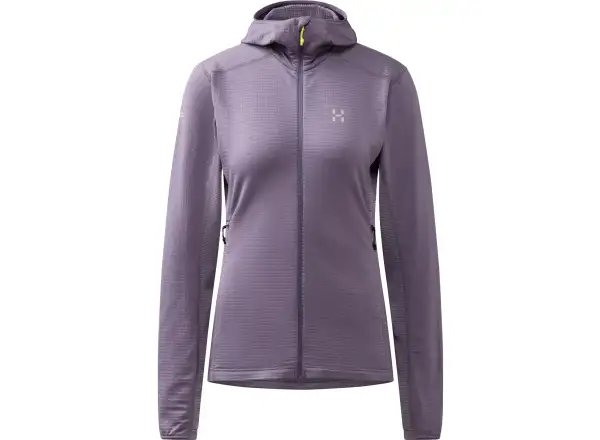 Haglöfs L.I.M Mid Multi Hood dámska mikina s kapucňou Purple Fog