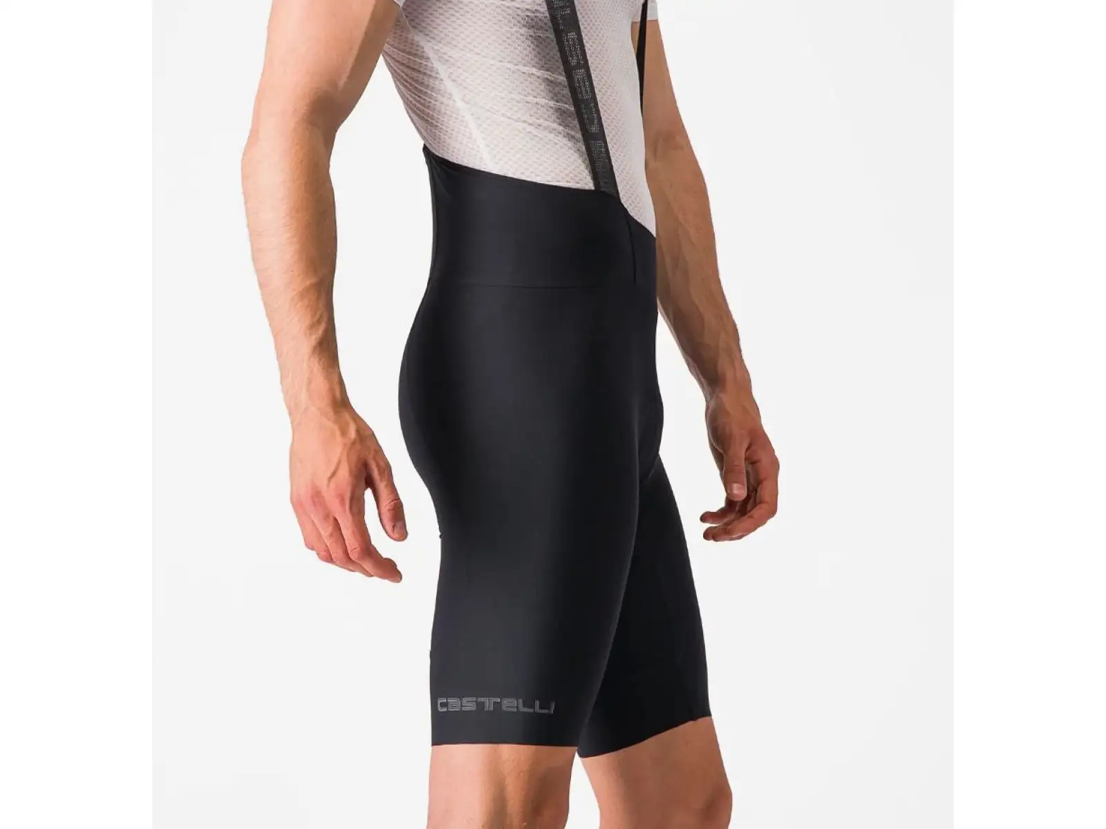 Castelli Espresso 3 pánske kraťasy s vložkou a laclom Black