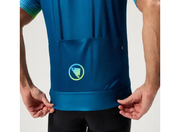 Endura FS260 Bitmap pánsky dres krátky rukáv Barra Blue