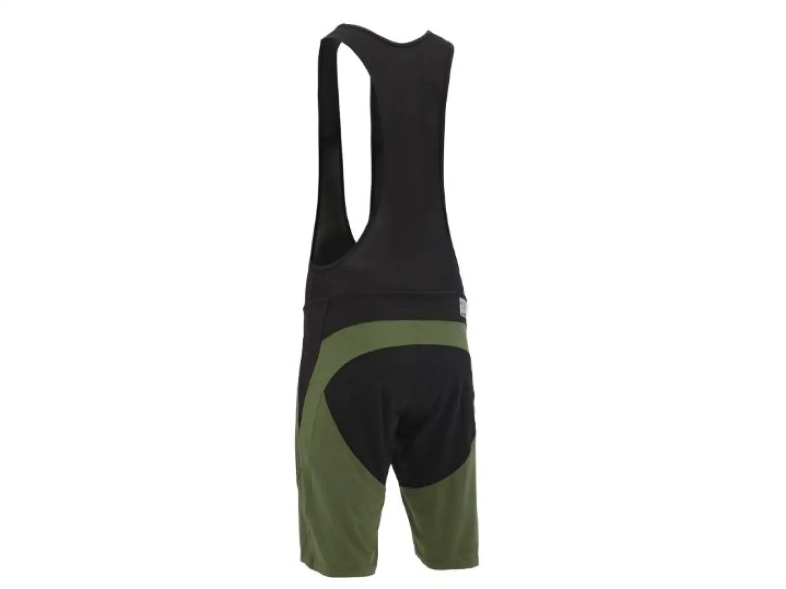 Silvini Barrea pánske kraťasy s vložkou a trakom Olive/Black