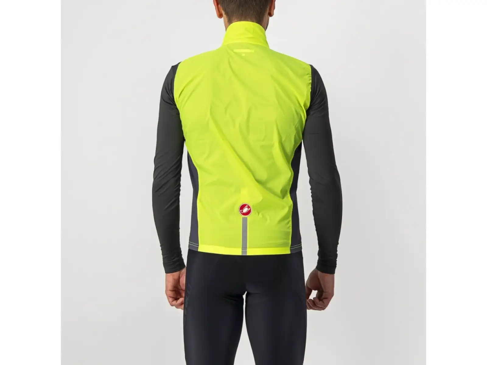 Castelli Squadra Stretch pánska vesta yellow fluo/dark gray