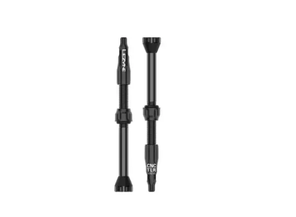 Lezyne CNC TLR bezdušové ventily 44 mm čierne