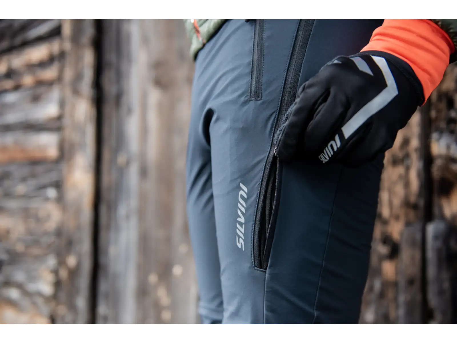 Silvini Soracte MP1144 pánske skialpové nohavice black