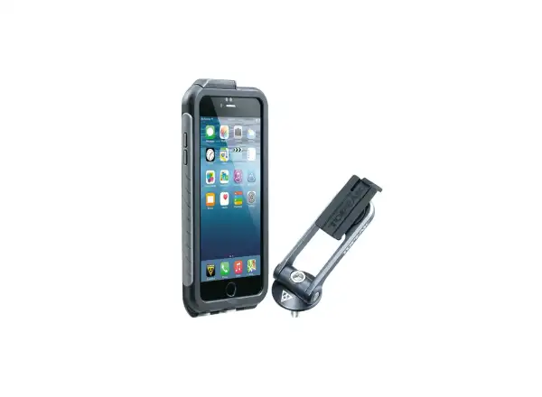 Puzdro Topeak Wheaterproof Ridecase pre iPhone 6 čierne/sivé