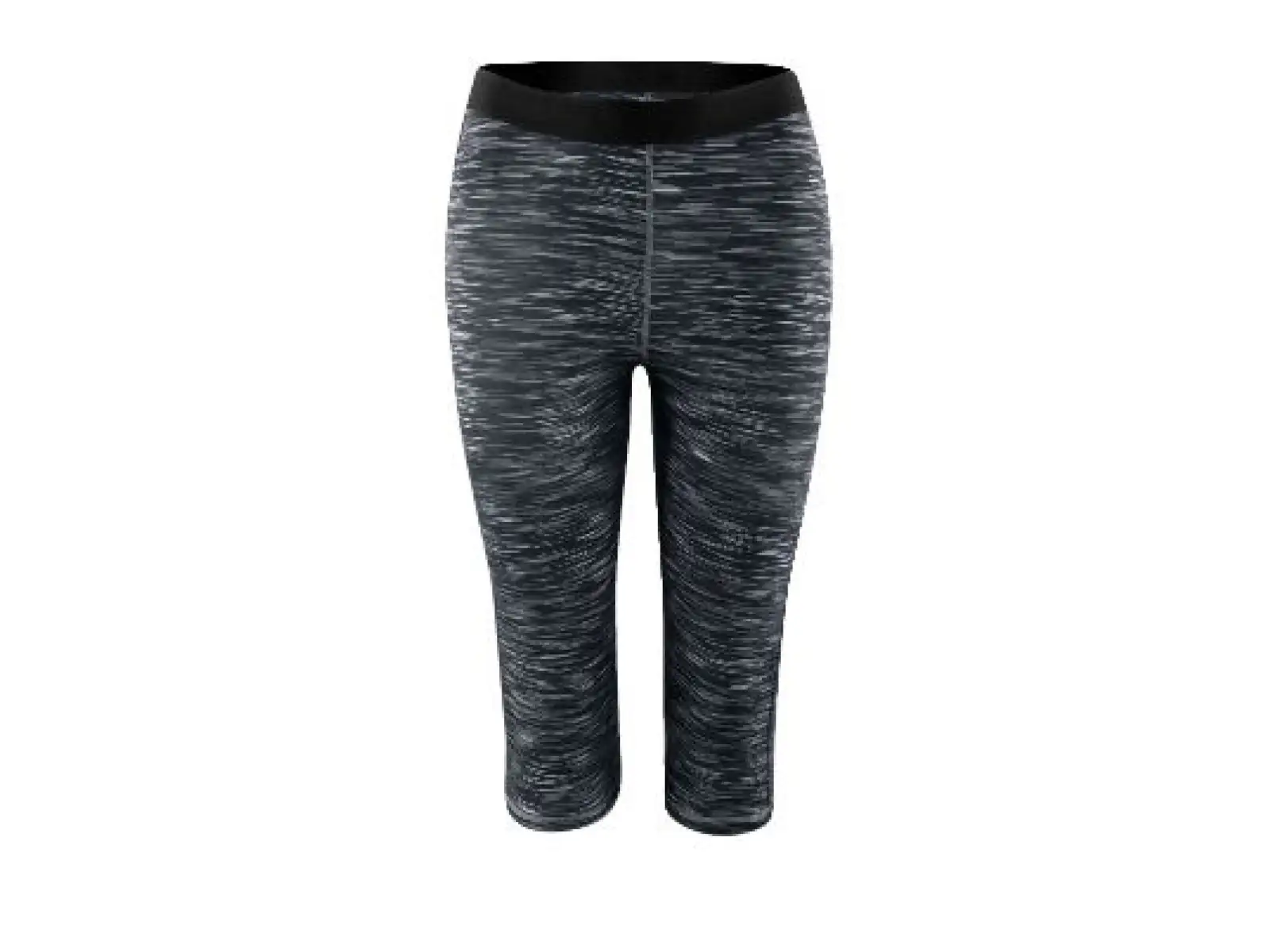 Force Lady Fit 3/4 kraťasy bez vložky čierna