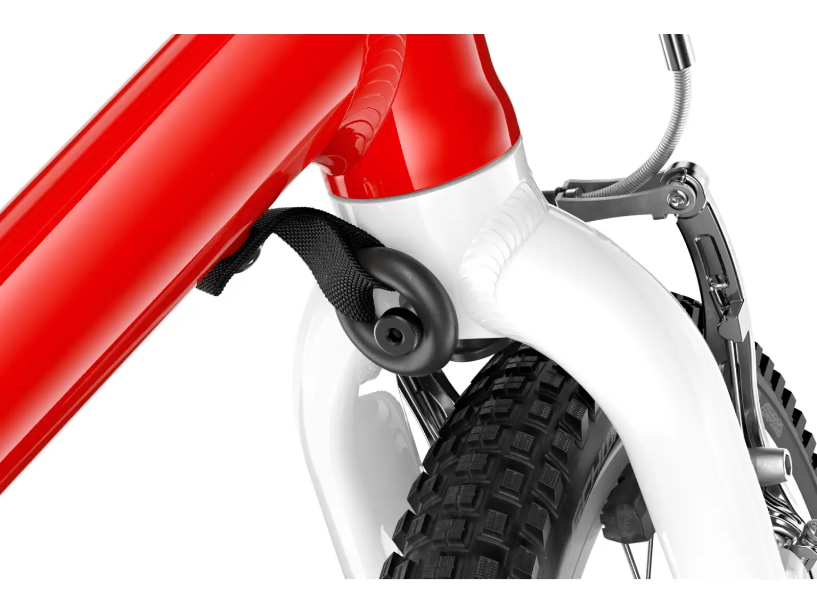 Woom 3 Red Automagic 16" Detský bicykel