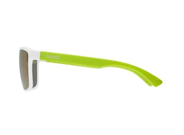 Uvex Rookie detské okuliare White/Lime Matt/Mirror Green