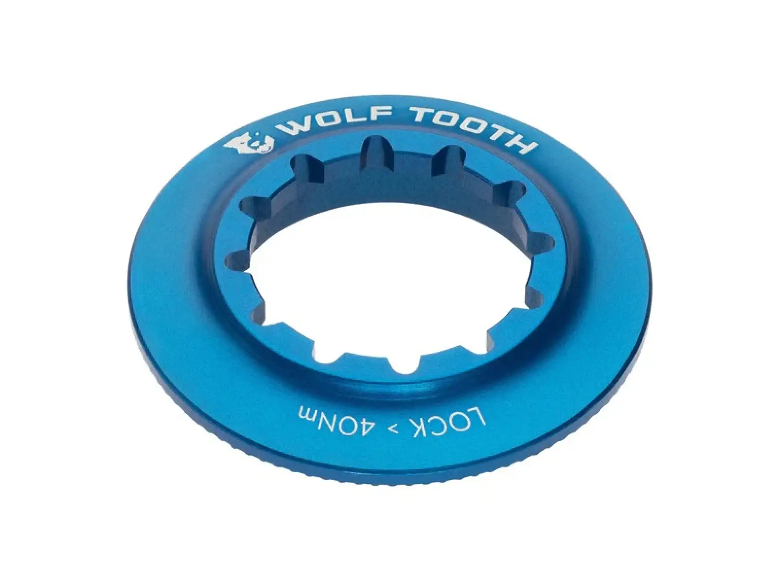 Wolf Tooth matica Centerlock Rotor Internal Spline modrá