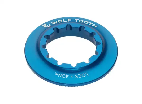 Wolf Tooth matica Centerlock Rotor Internal Spline modrá