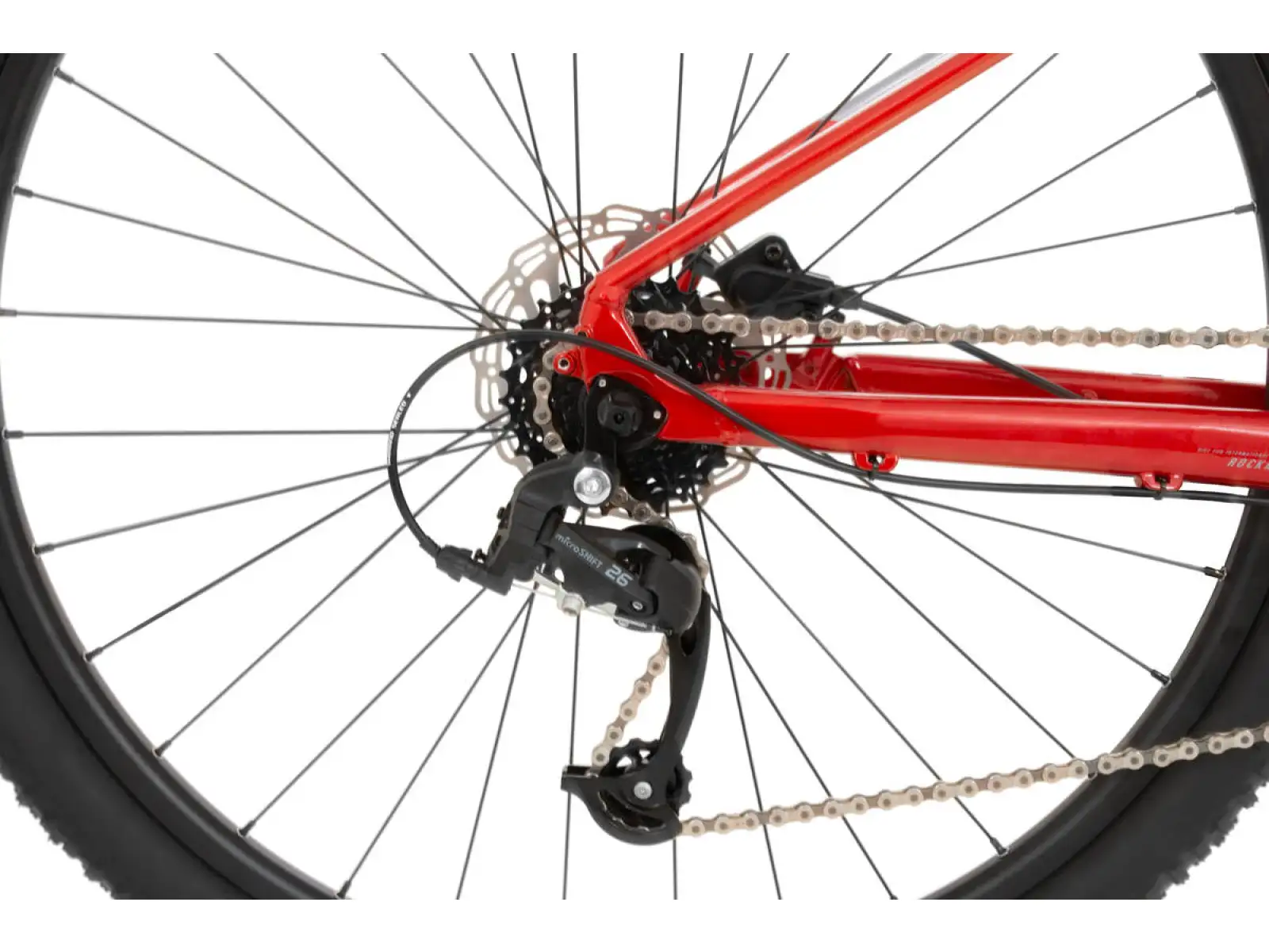 Rock Machine Manhattan 40-29 gloss metallic orange/silver horský bicykel