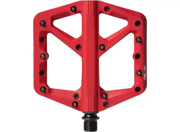 Crankbrothers Stamp 1 Veľké platformové pedále červené