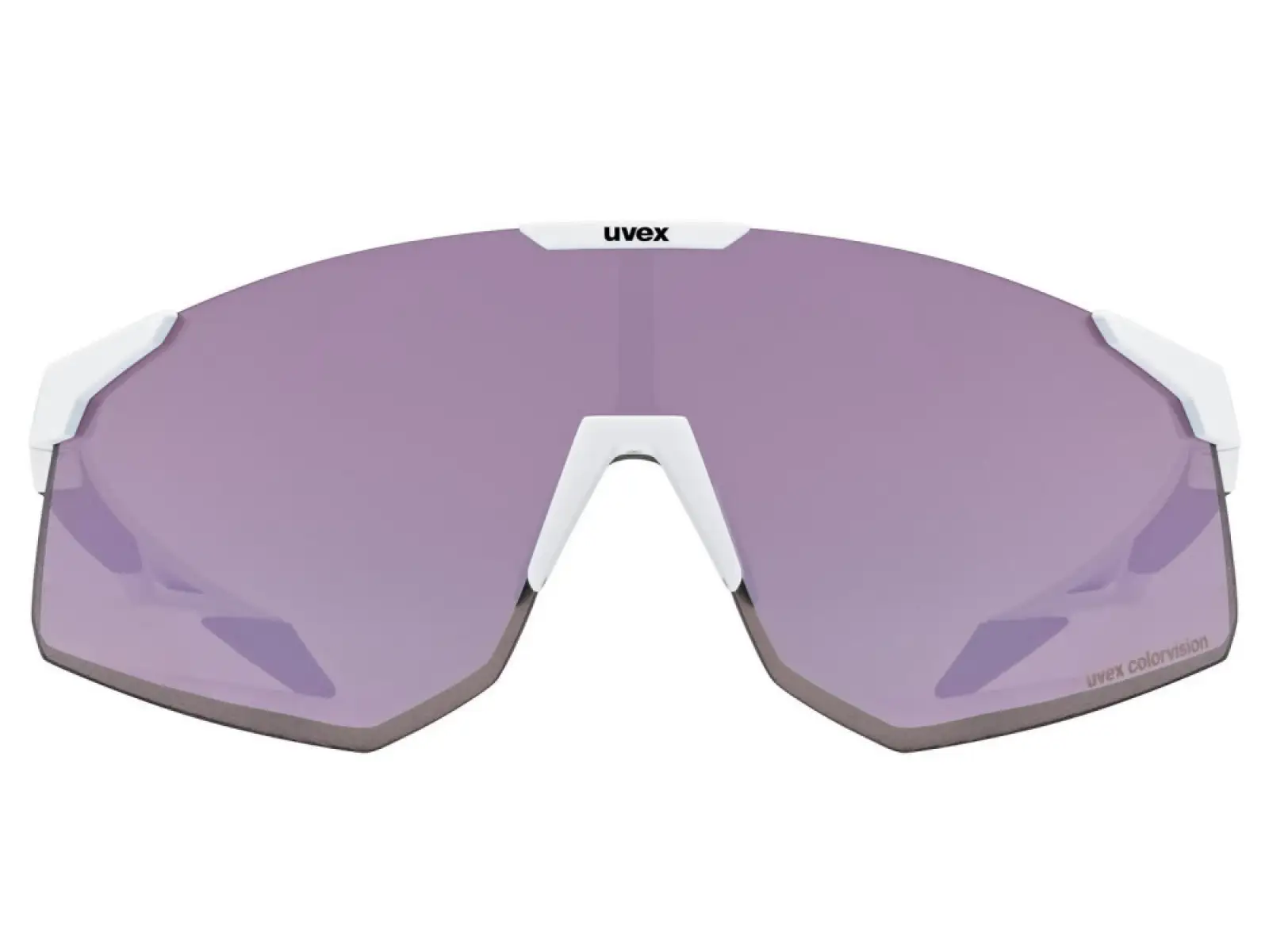 Uvex Pace Perform S ColorVision okuliare White Matt/Mirror Lavender