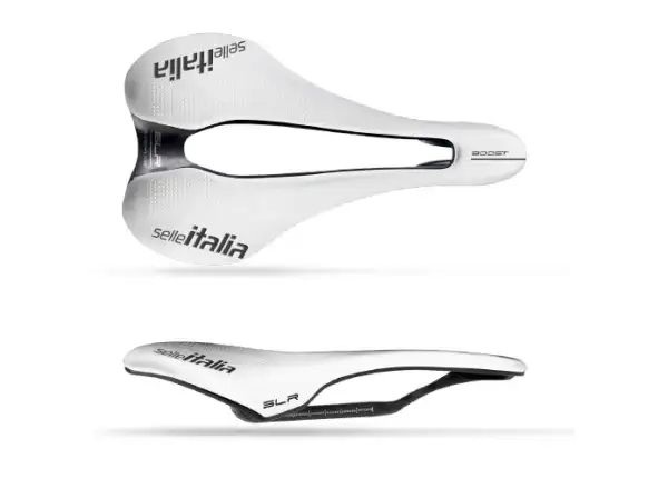 Selle Italia SLR Boost Superflow Kit Carbon L3 sedlo 145x248 mm White