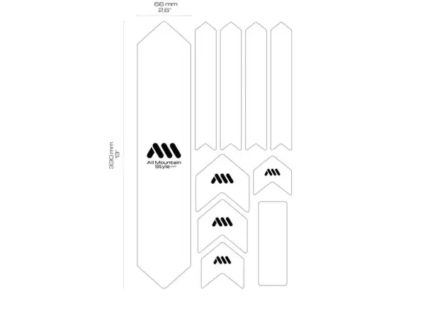 Chránič rámu All Mountain Style Extra Maze/Black