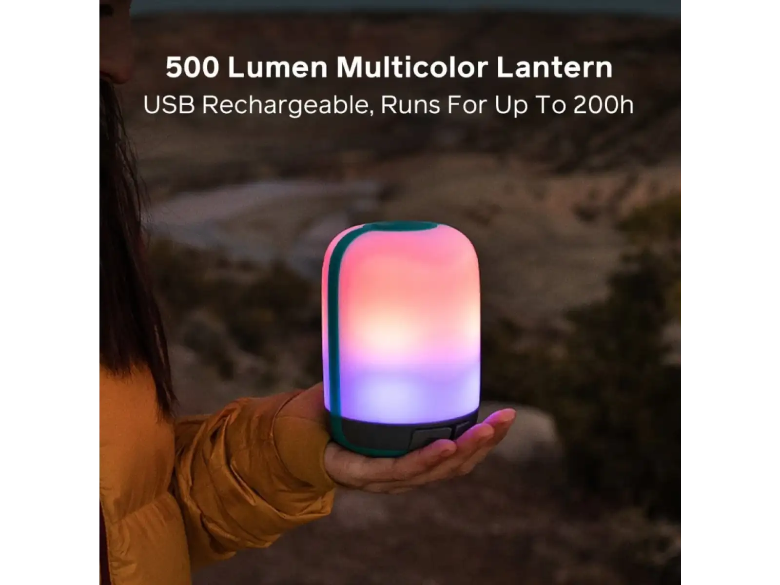 BioLite Alpenglow 500 lampa