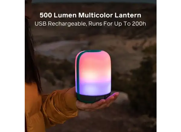 BioLite Alpenglow 500 lampa