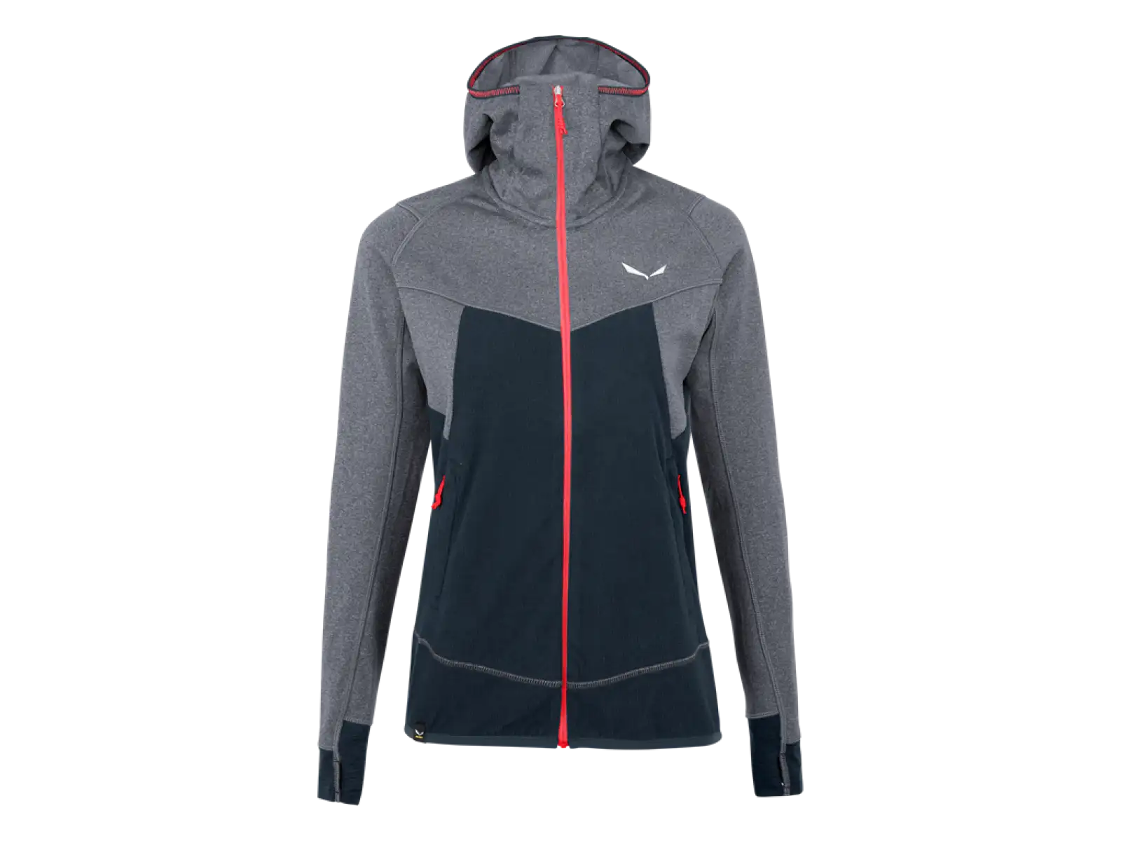 Salewa Puez Hybrid Polarlite Full Zip dámska mikina Navy Blazer Melange
