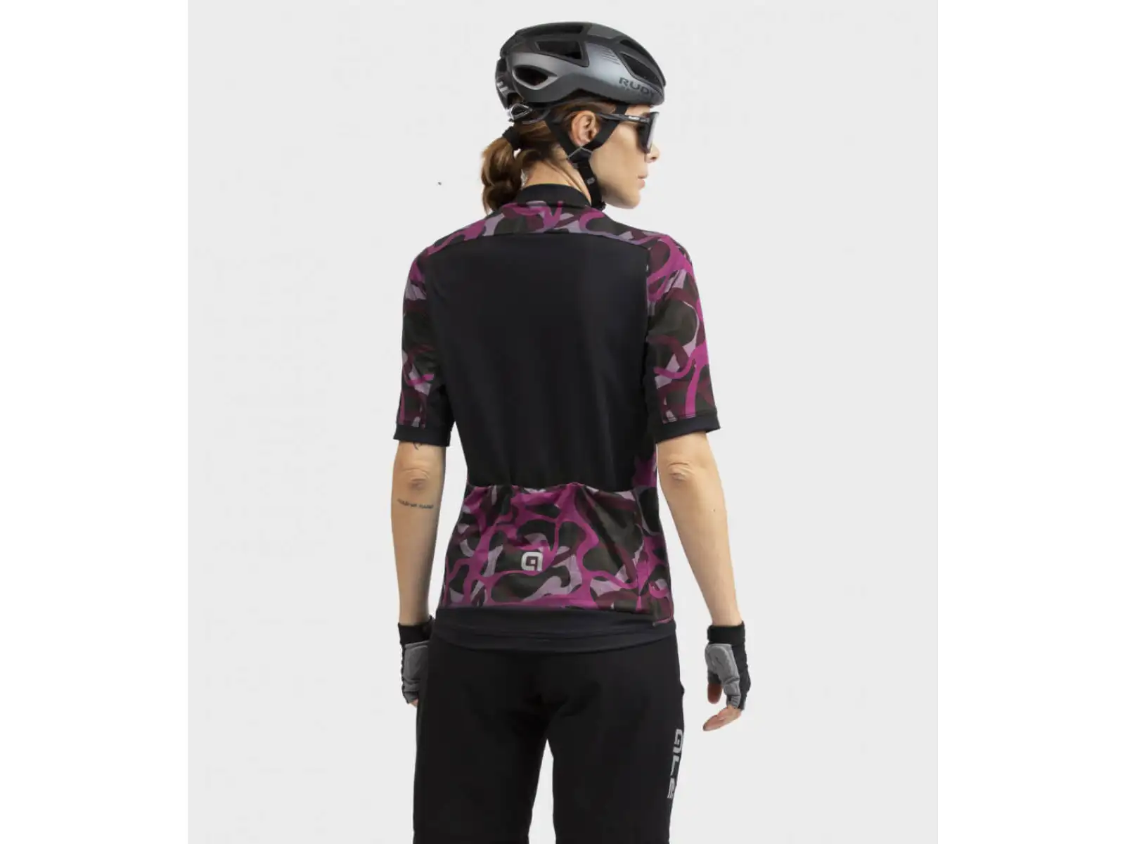 Alé Off Road Gravel Woodland dámsky dres krátky rukáv purple