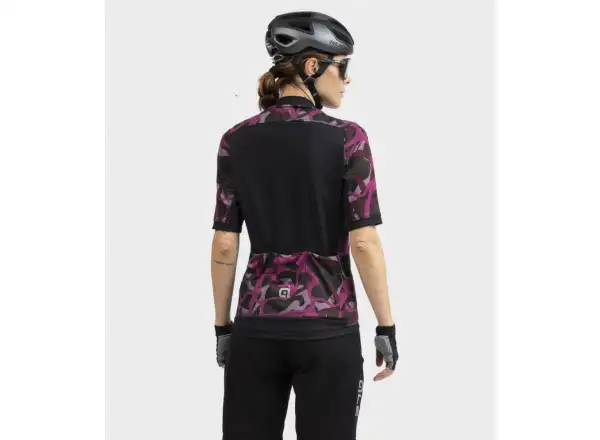 Alé Off Road Gravel Woodland dámsky dres krátky rukáv purple
