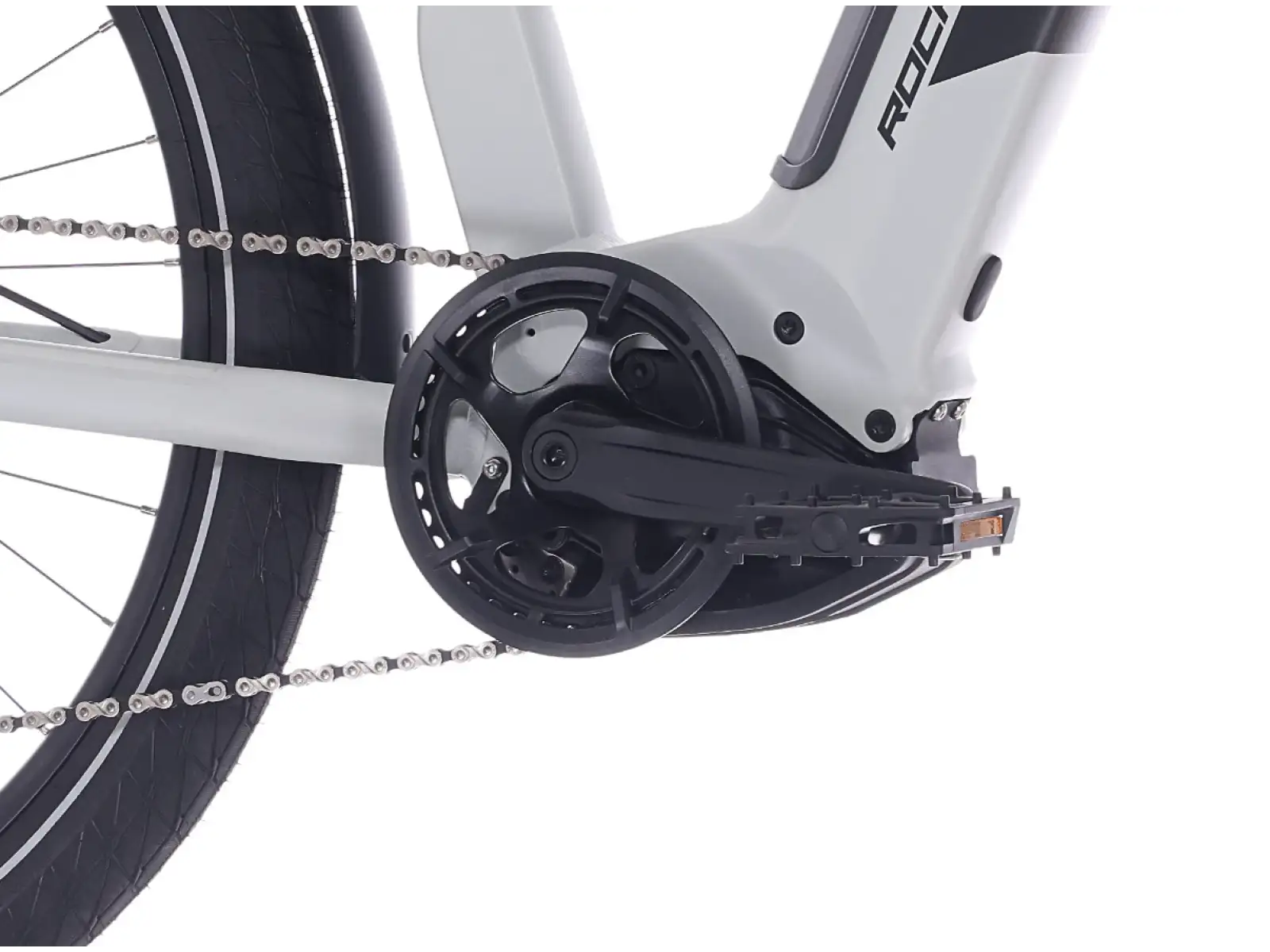 Rock Machine eRokk B70 City elektrobicykel s nízkym nástupom Matte Limerock Grey