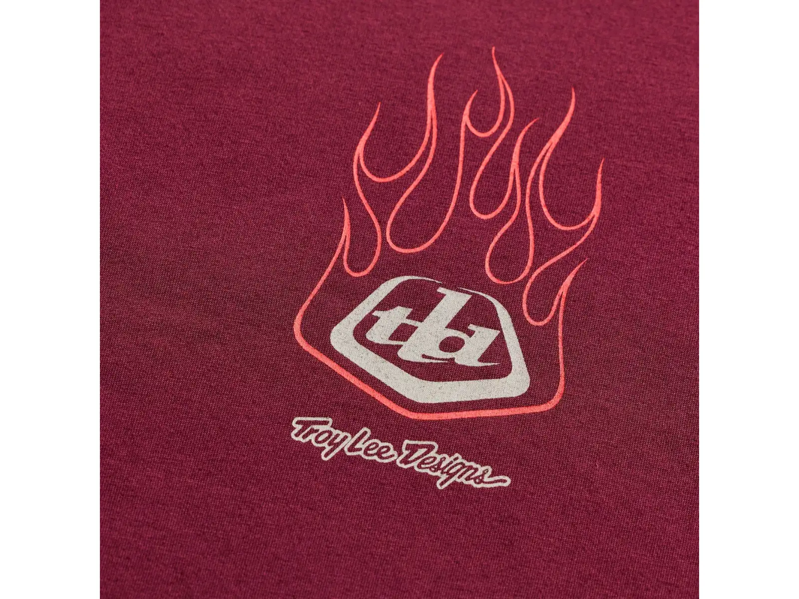 Troy Lee Designs Flame 2 pánske tričko krátky rukáv Sangria