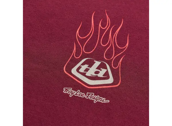 Troy Lee Designs Flame 2 pánske tričko krátky rukáv Sangria