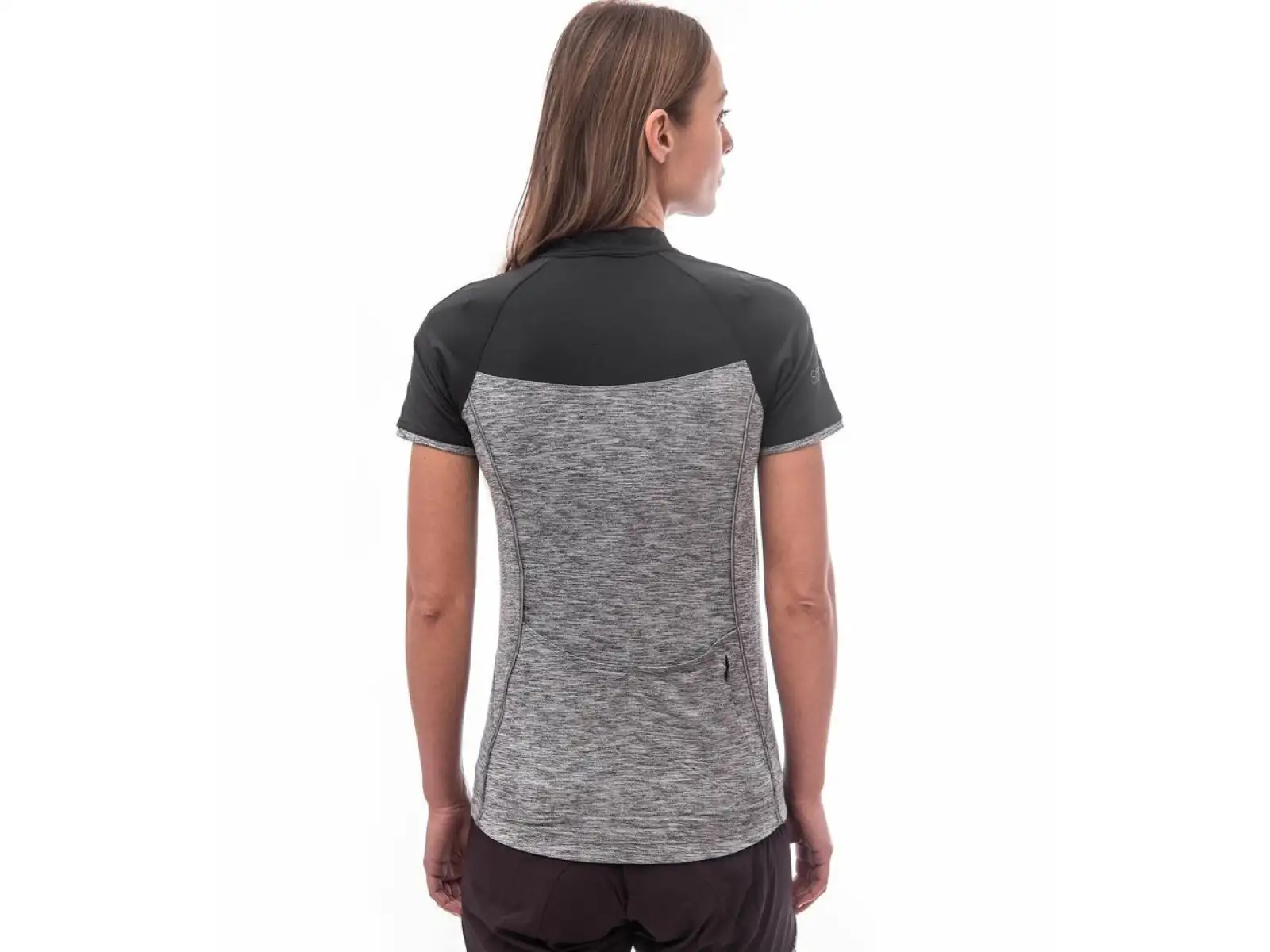 Sensor Cyklo Motion dámsky dres krátky rukáv šedá/čierna
