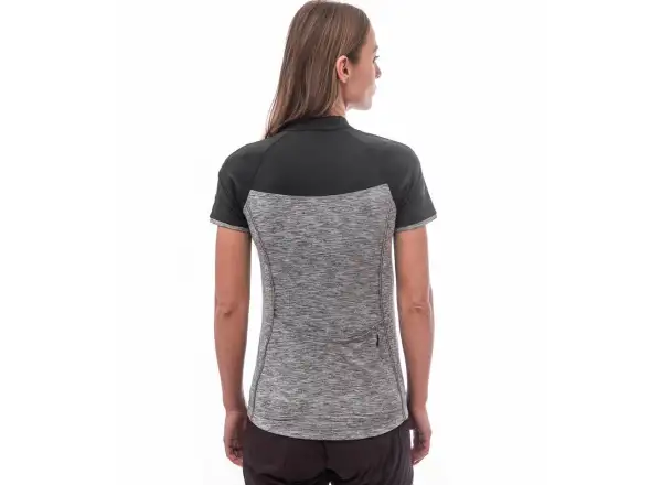 Sensor Cyklo Motion dámsky dres krátky rukáv šedá/čierna
