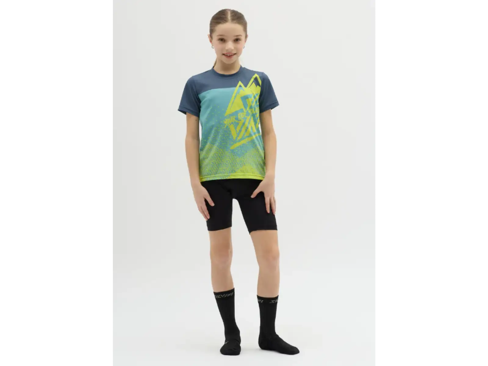 Silvini Denni detský dres Neon/Blue
