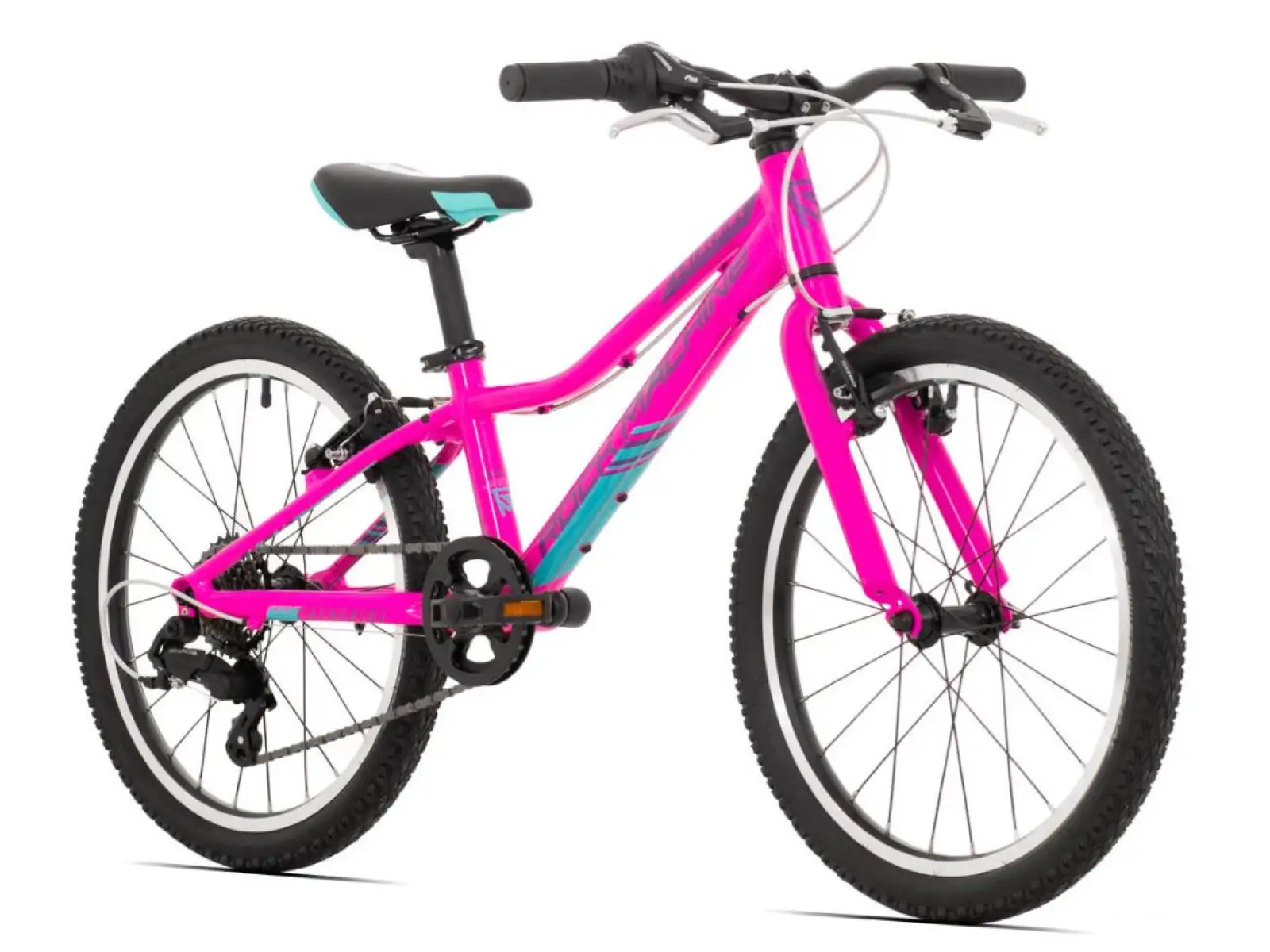 Rock Machine Catherine 20 gloss neon pink/Violet/neon cyan detský bicykel