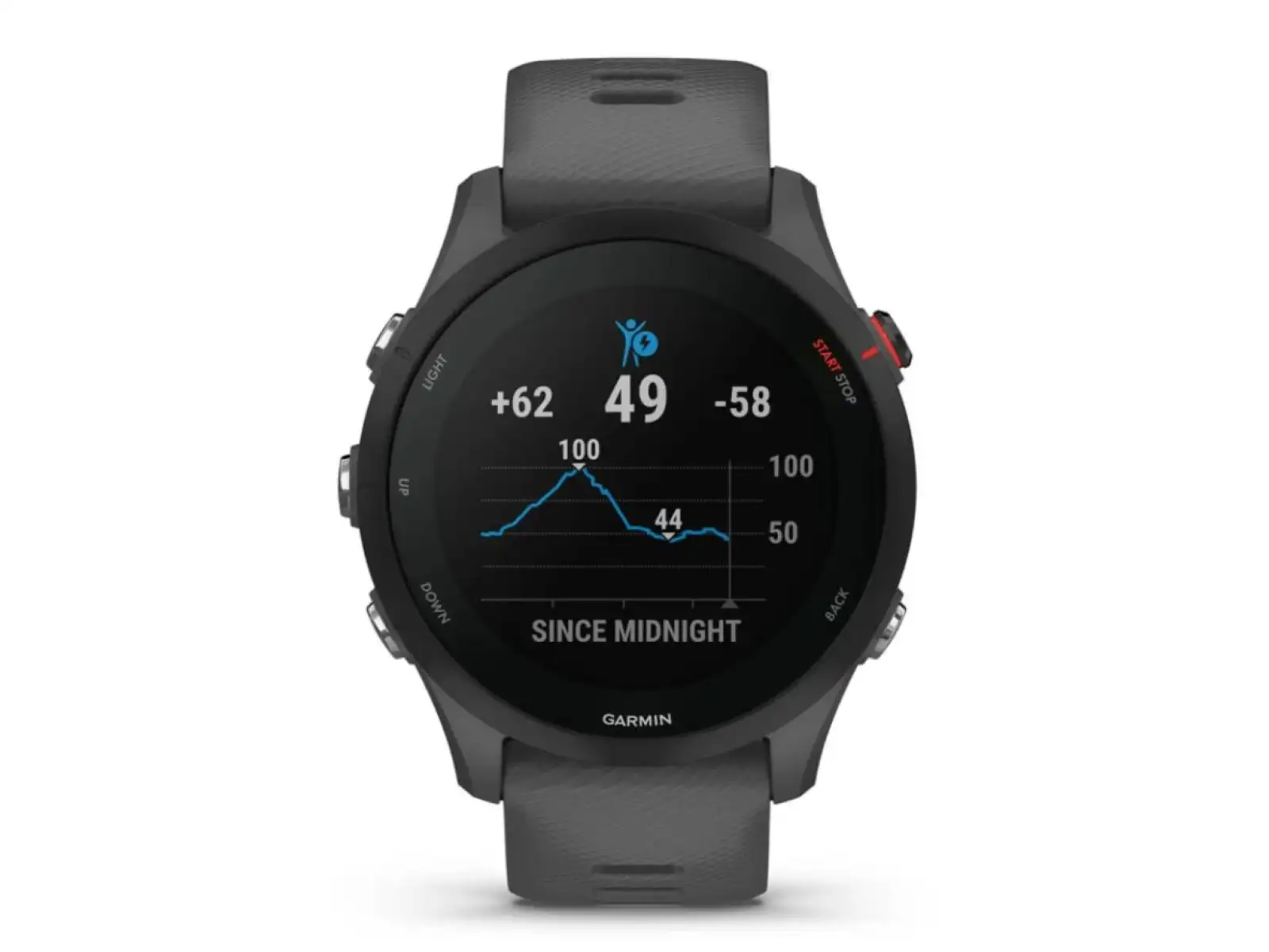 Garmin Forerunner 255 inteligentné hodinky Slate Gray