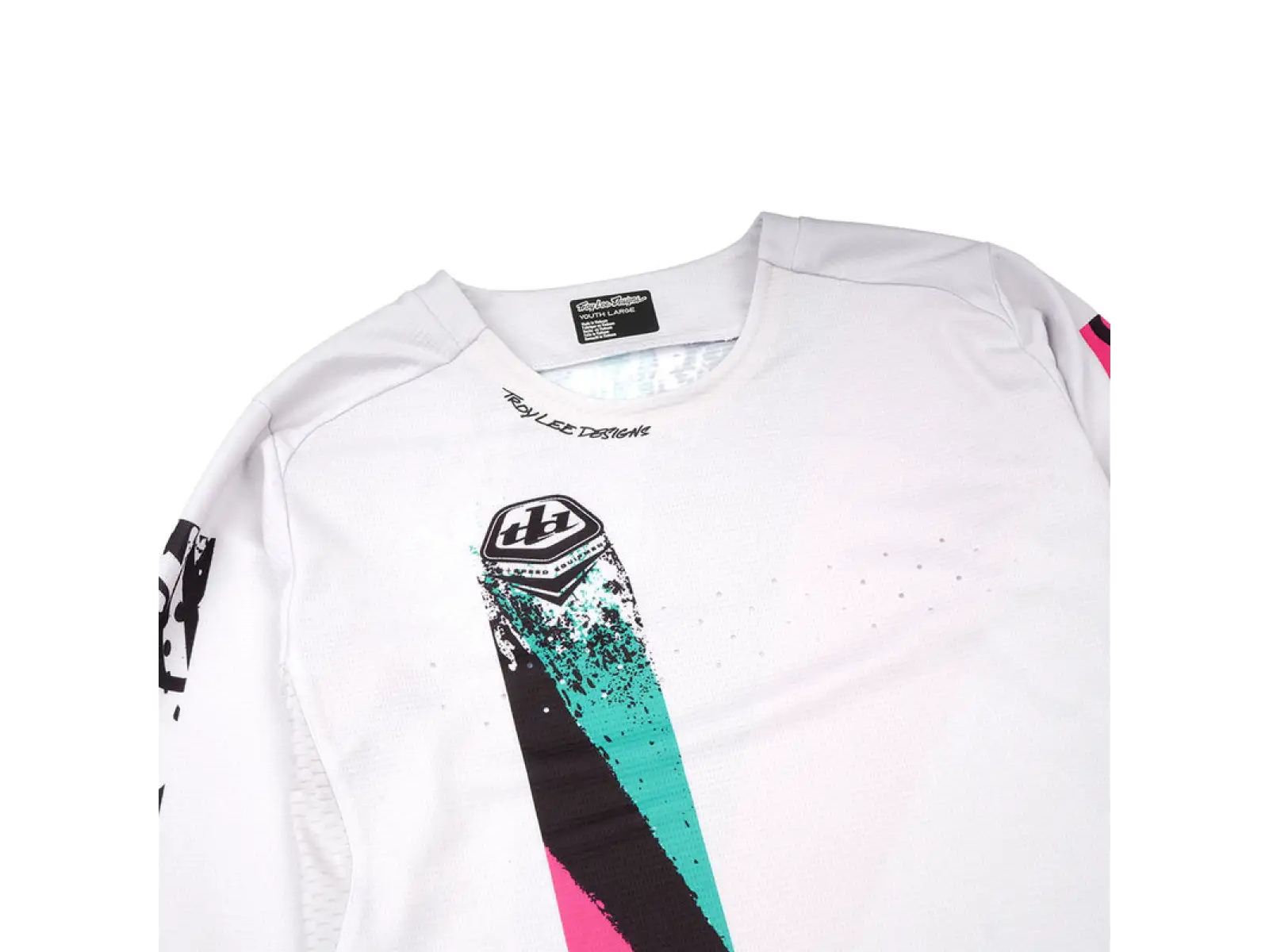 Troy Lee Designs Sprint Full Pull detský dres dlhý rukáv Chalk
