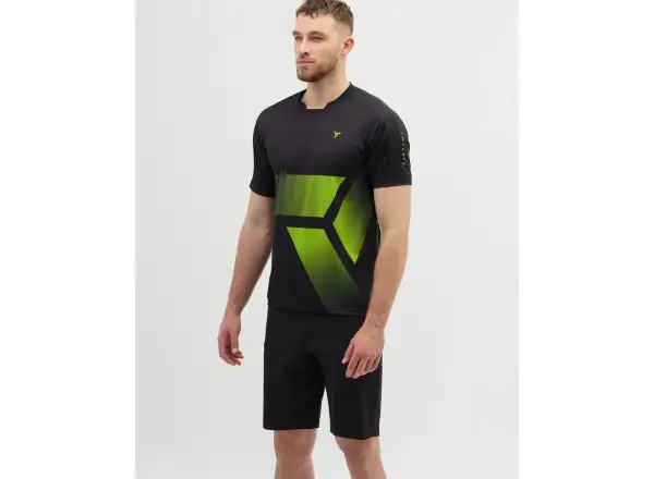 Silvini Gallo pánsky voľný dres krátky rukáv Black/Green