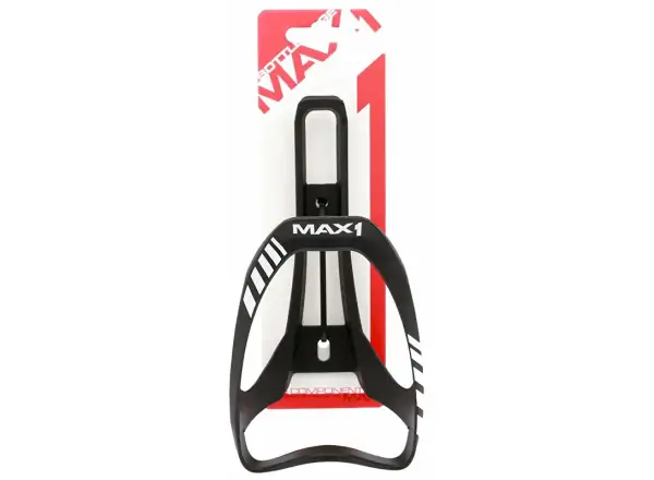 MAX1 Evo košík na fľašu bielo/čierny