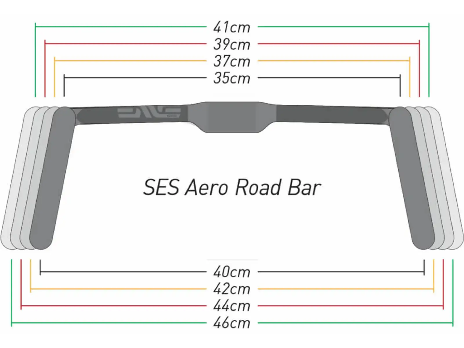 Enve SES Aero Road Compact Drop cestné riadidlá čierna