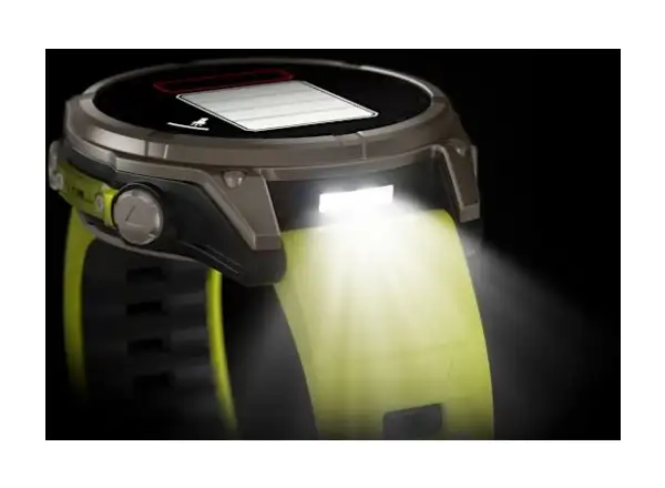 Garmin fenix 8 - 47 mm Solar Sapphire inteligentné hodinky Titanium Yellow/Graphite