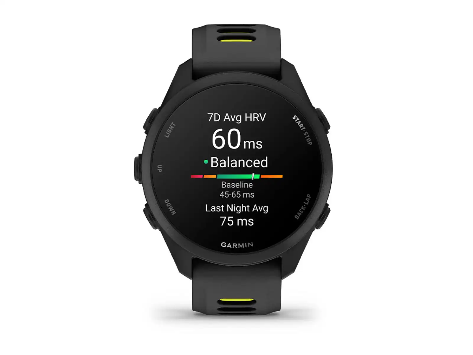 Garmin Forerunner 170 Black s remienkom Black/Amp Yellow