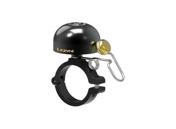 Lezyne Classic Brass Bell zvonček Hard Mount čierna