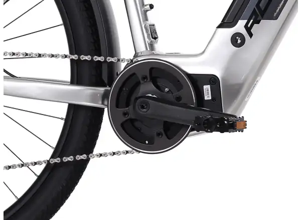 Rock Machine eSTORM 70 TOUR horský elektrobicykel Gloss Silver/Black/Grey