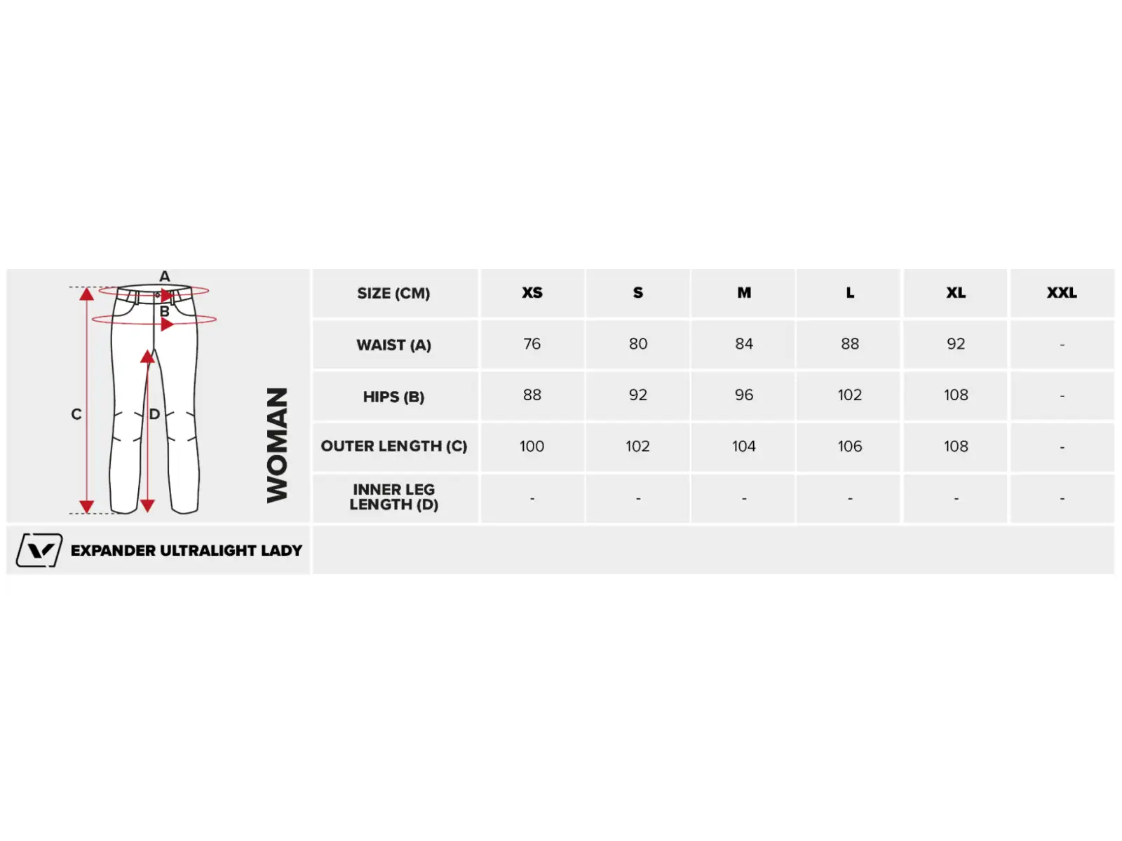 Viking Expander Ultralight dámske nohavice Grey