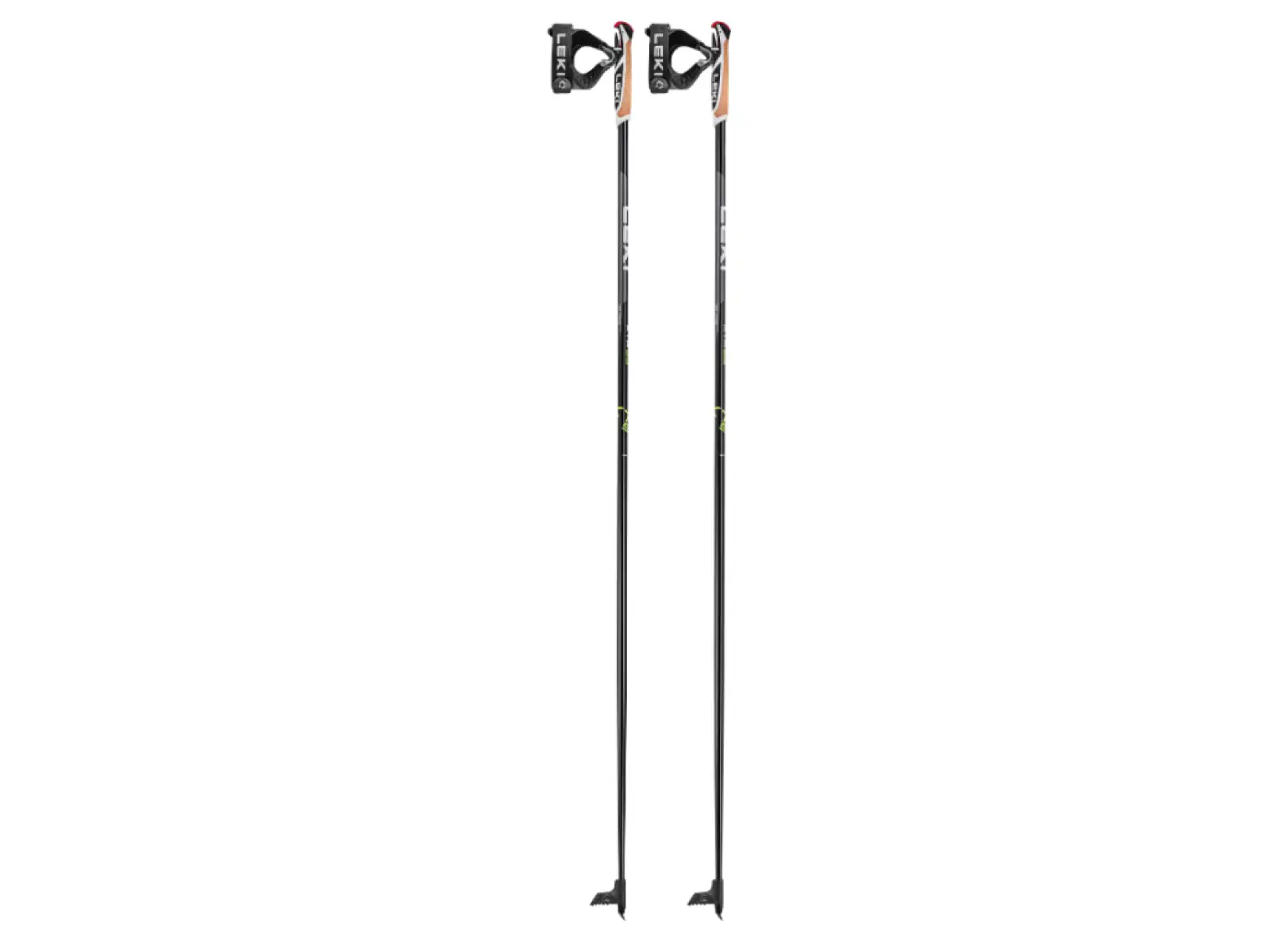 Leki XTA 5.5 Poles bežecké palice Black/White/Neon yellow