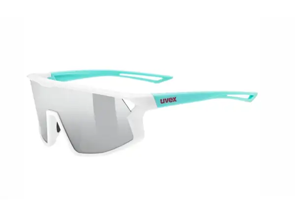 Uvex Skyryse JR. detské okuliare White/Green/Mirror Silver