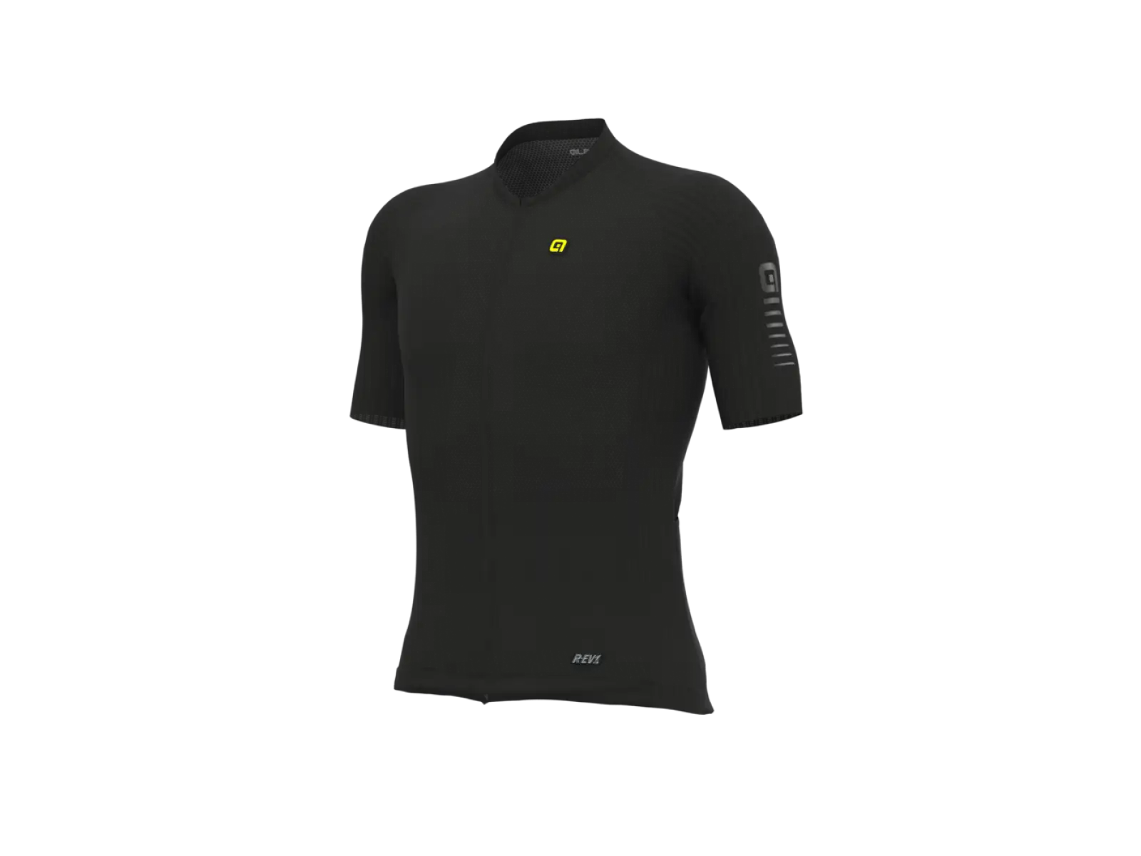 ALÉ R-EV1 C Silver Cooling pánsky cyklistický dres krátky rukáv Black