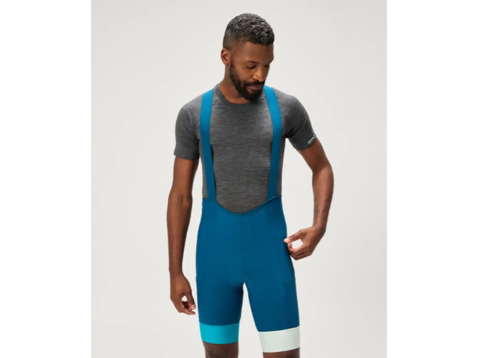 Endura Loop pánske cyklistické kraťasy s laclom Barra Blue