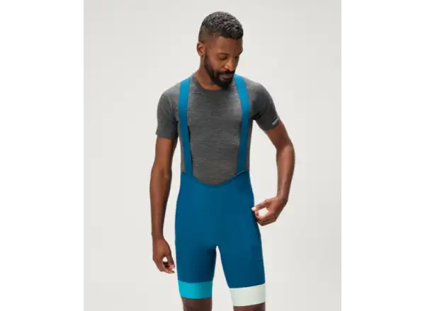 Endura Loop pánske cyklistické kraťasy s laclom Barra Blue